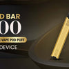 Experience luxury vaping with Gold Bar 600 disposable vapes like never before