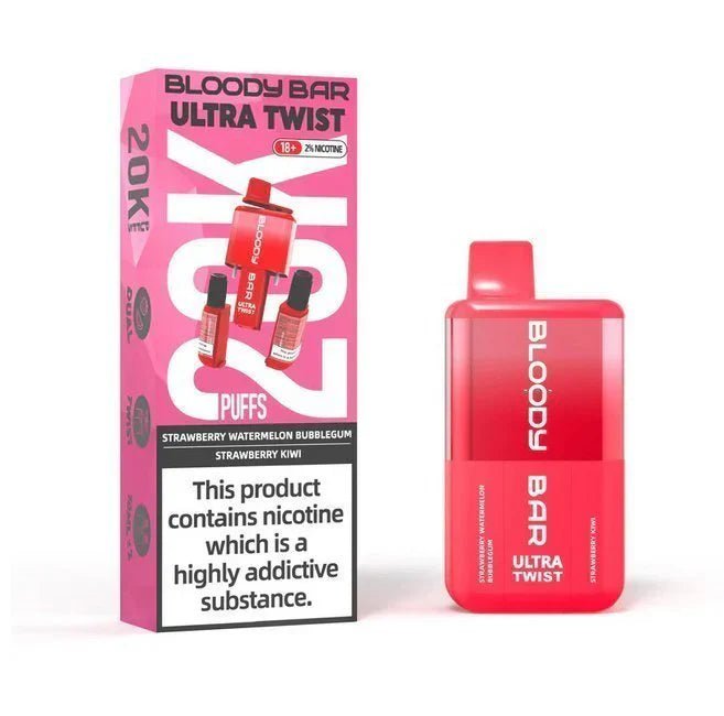 What Makes the Bloody Bar Ultra Twist 20000 Disposable Vape Box of 5 a Must-Have for Vapers?