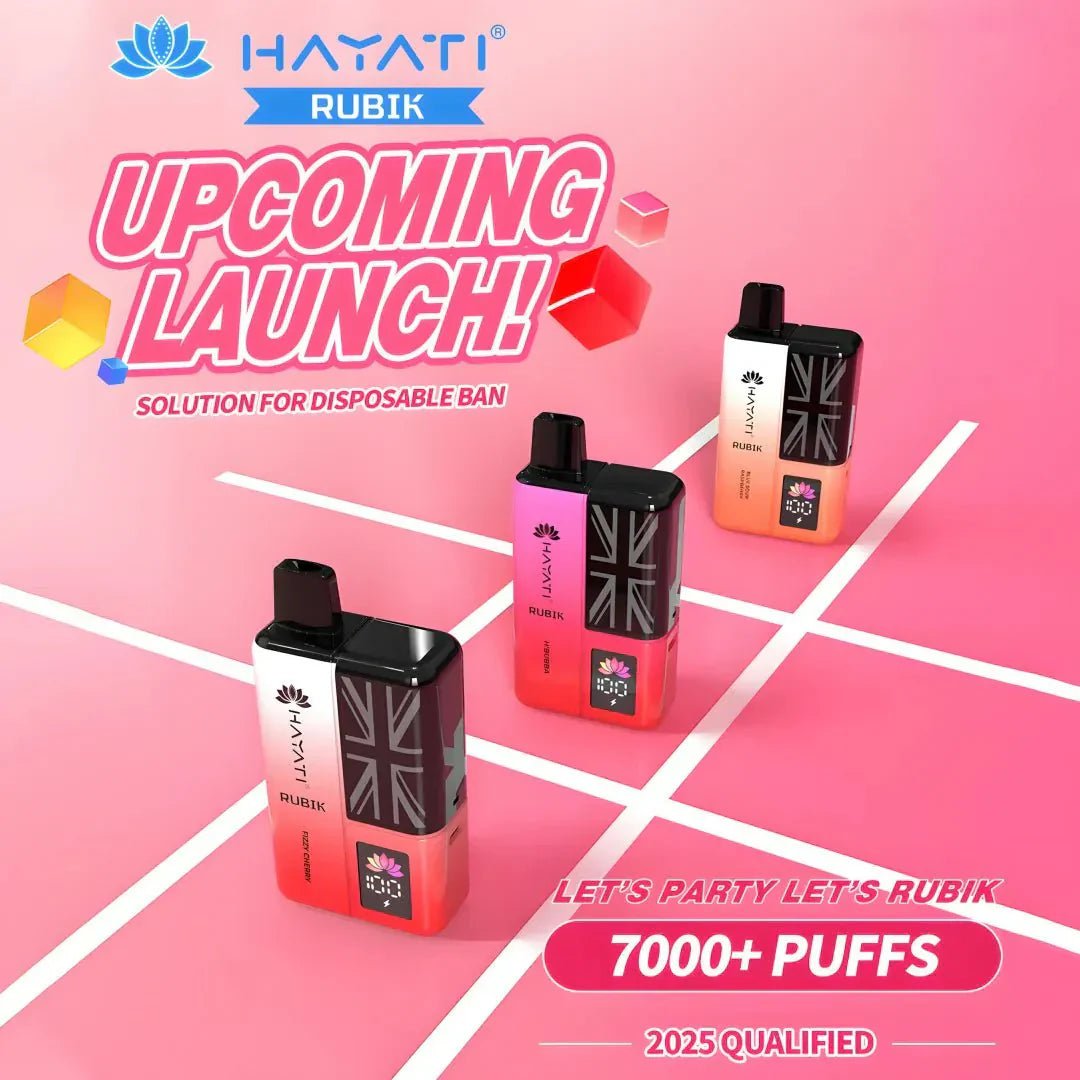 Why the Hayati Rubik 7000 Puffs Disposable Vape Kit (Pack of 5) is a Game-Changer for Vaping Enthusiasts