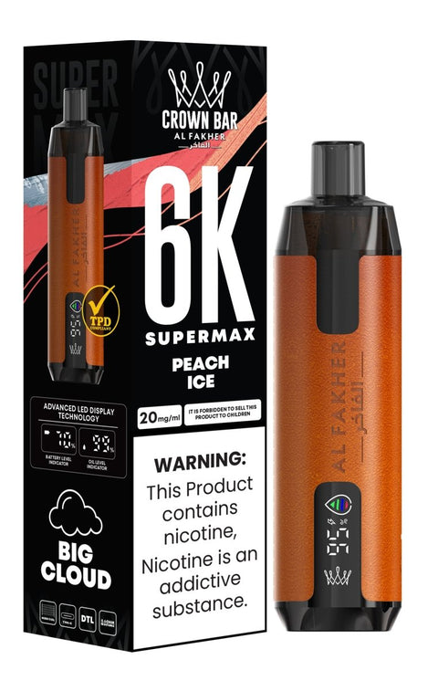 Buy Bulk Wholesale Al Fakher Supermax 6k Disposable Vape (Box of 10) - vapesourceuk