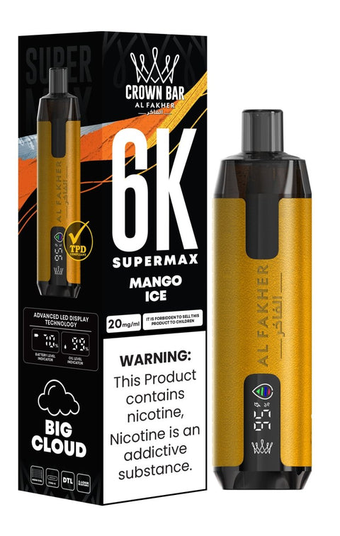 Buy Bulk Wholesale Al Fakher Supermax 6k Disposable Vape (Box of 10) - vapesourceuk