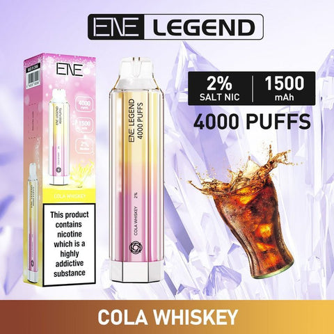 Buy Bulk Wholesale ENE Crystal Legend 4000 Disposable Vape Puff Bar Device - Pack of 10 - vapesourceuk