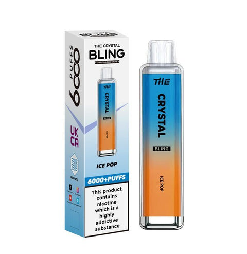 Buy Bulk Wholesale The Crystal Bling 6000 Puffs Disposable Vape Box of 10 - vapesourceuk