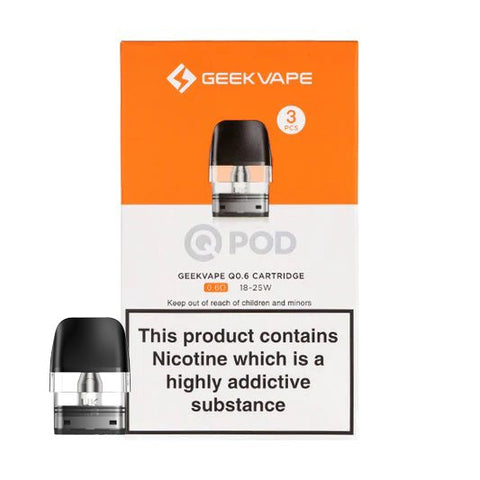 Buy Bulk Wholesale Geekvape Q Pods Cartridges Pack of 3 - vapesourceuk