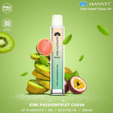 Buy Bulk Wholesale Hayati Crystal Mini Pro 600 Disposable Vape Puff Bar Pod Box of 10 - vapesourceuk