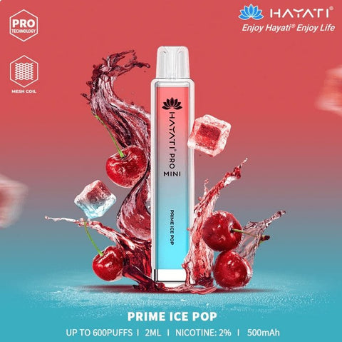 Buy Bulk Wholesale Hayati Crystal Mini Pro 600 Disposable Vape Puff Bar Pod Box of 10 - vapesourceuk