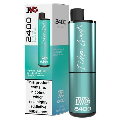 Buy Bulk Wholesale IVG 2400 Disposable Vape Box of 5 - vapesourceuk