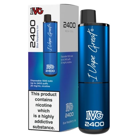 Buy Bulk Wholesale IVG 2400 Disposable Vape Box of 5 - vapesourceuk