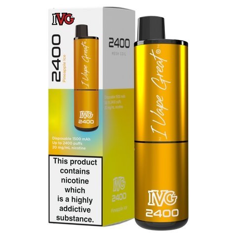 Buy Bulk Wholesale IVG 2400 Disposable Vape Box of 5 - vapesourceuk