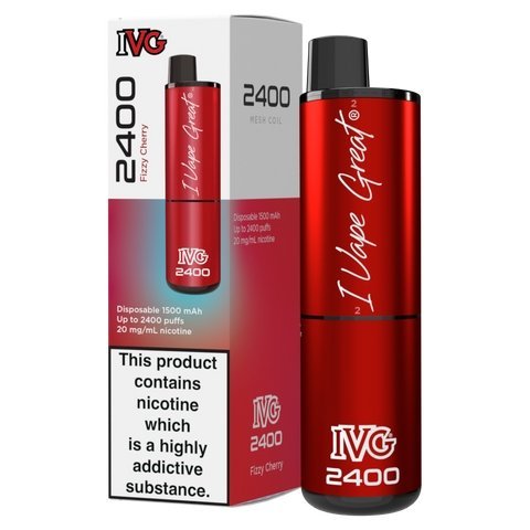 Buy Bulk Wholesale IVG 2400 Disposable Vape Box of 5 - vapesourceuk