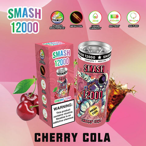 Buy Bulk Wholesale OG SUPER SMASH 12000 PUFFS DISPOSABLE 20MG - Pack of 10 - vapesourceuk