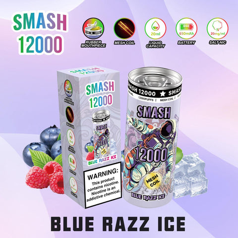 Buy Bulk Wholesale OG SUPER SMASH 12000 PUFFS DISPOSABLE 20MG - Pack of 10 - vapesourceuk