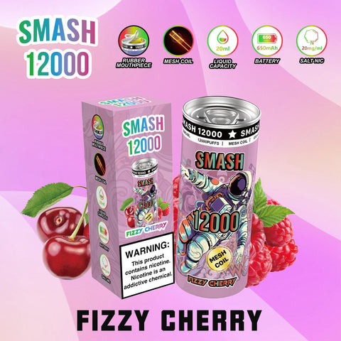 Buy Bulk Wholesale OG SUPER SMASH 12000 PUFFS DISPOSABLE 20MG - Pack of 10 - vapesourceuk