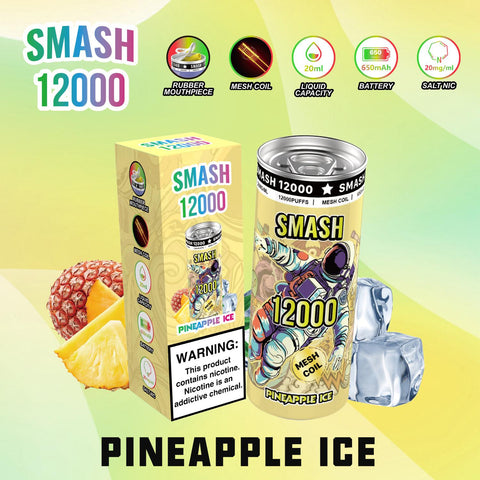 Buy Bulk Wholesale OG SUPER SMASH 12000 PUFFS DISPOSABLE 20MG - Pack of 10 - vapesourceuk