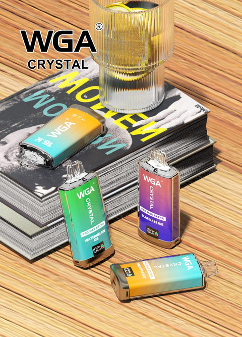 Buy Bulk Wholesale WGA Crystal Pro Max Extra 15000 Puffs Disposable Vape Box of 10 - vapesourceuk